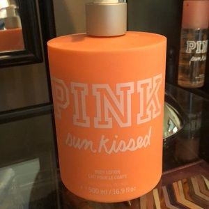 Pink Sun Kissed body lotion